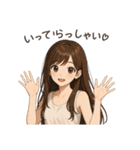 おんなのこのスタンプ_6（個別スタンプ：3）