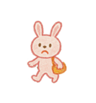 [アレンジ用]クレヨンでネコクマウサギ（個別スタンプ：5）
