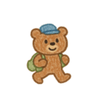 [アレンジ用]クレヨンでネコクマウサギ（個別スタンプ：6）