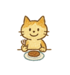 [アレンジ用]クレヨンでネコクマウサギ（個別スタンプ：7）