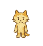 [アレンジ用]クレヨンでネコクマウサギ（個別スタンプ：19）
