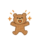 [アレンジ用]クレヨンでネコクマウサギ（個別スタンプ：24）