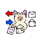 ヨーキーの和スタンプ（個別スタンプ：8）