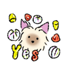 ヨーキーの和スタンプ（個別スタンプ：9）