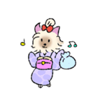 ヨーキーの和スタンプ（個別スタンプ：13）