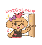 パンクなトイプードル！（個別スタンプ：8）