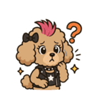 パンクなトイプードル！（個別スタンプ：25）