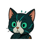 自分用サイバー猫のぶんた（個別スタンプ：6）