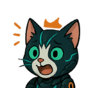 自分用サイバー猫のぶんた（個別スタンプ：10）