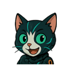 自分用サイバー猫のぶんた（個別スタンプ：11）