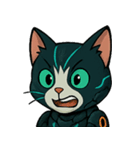 自分用サイバー猫のぶんた（個別スタンプ：12）