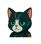 自分用サイバー猫のぶんた（個別スタンプ：13）