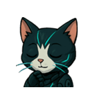 自分用サイバー猫のぶんた（個別スタンプ：28）
