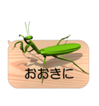 スマホの上のカマキリ7《関西弁》（個別スタンプ：3）