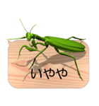 スマホの上のカマキリ7《関西弁》（個別スタンプ：4）