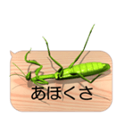 スマホの上のカマキリ7《関西弁》（個別スタンプ：12）