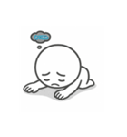 まんまるくんスタンプ1st“挨拶ver”（個別スタンプ：8）