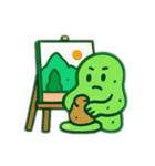 【芸術に精通した】アメーバ（個別スタンプ：14）