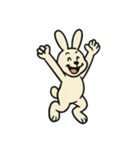 [アレンジ用]アメコミ風ウサギ2（個別スタンプ：2）