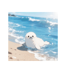 言葉いらずのアザラシ（個別スタンプ：2）