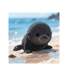 しゃべらぬモフモフアザラシ（個別スタンプ：11）