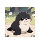 しゃべらぬモフモフアザラシ（個別スタンプ：13）