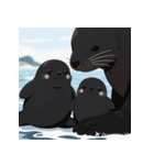 しゃべらぬモフモフアザラシ（個別スタンプ：32）