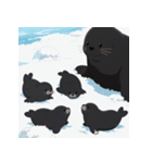 しゃべらぬモフモフアザラシ（個別スタンプ：39）