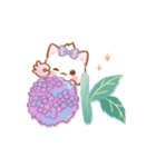 子ねこモニカのかわいい梅雨日和スタンプ（個別スタンプ：2）