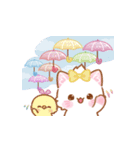 子ねこモニカのかわいい梅雨日和スタンプ（個別スタンプ：19）