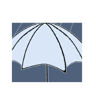 眺めていたい雨の風景スタンプ（個別スタンプ：1）