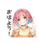 リモート飲み子☆乾杯ガール（個別スタンプ：8）