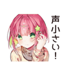 リモート飲み子☆乾杯ガール（個別スタンプ：24）