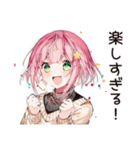 リモート飲み子☆乾杯ガール（個別スタンプ：39）