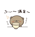 食べたい！飲みたい！くまのぽんこつ（個別スタンプ：16）