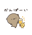 食べたい！飲みたい！くまのぽんこつ（個別スタンプ：36）