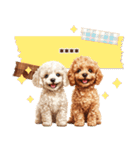 トイプードル☆名前入りスタンプ（個別スタンプ：32）