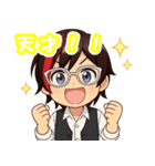 いつでもシンプル！笑顔のシンプル！（個別スタンプ：1）