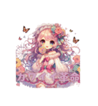 [アレンジ用]可愛い革命 女の子ふわふわ。（個別スタンプ：8）