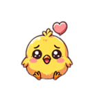たれまゆひよこ（個別スタンプ：7）