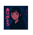 ネオンガール1（個別スタンプ：12）