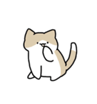 もっちりとした ねこ（個別スタンプ：21）