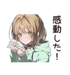 ゆるパーカーちゃんの映画ナイト（個別スタンプ：10）