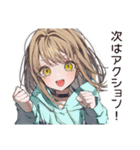 ゆるパーカーちゃんの映画ナイト（個別スタンプ：15）