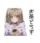 ゆるパーカーちゃんの映画ナイト（個別スタンプ：17）
