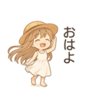 夏の彼女たち（個別スタンプ：5）