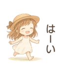 夏の彼女たち（個別スタンプ：18）