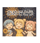 夏の彼女たち（個別スタンプ：27）