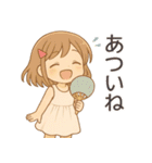 夏の彼女たち（個別スタンプ：34）
