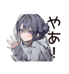 徹夜の追い込み学生♡（個別スタンプ：3）
